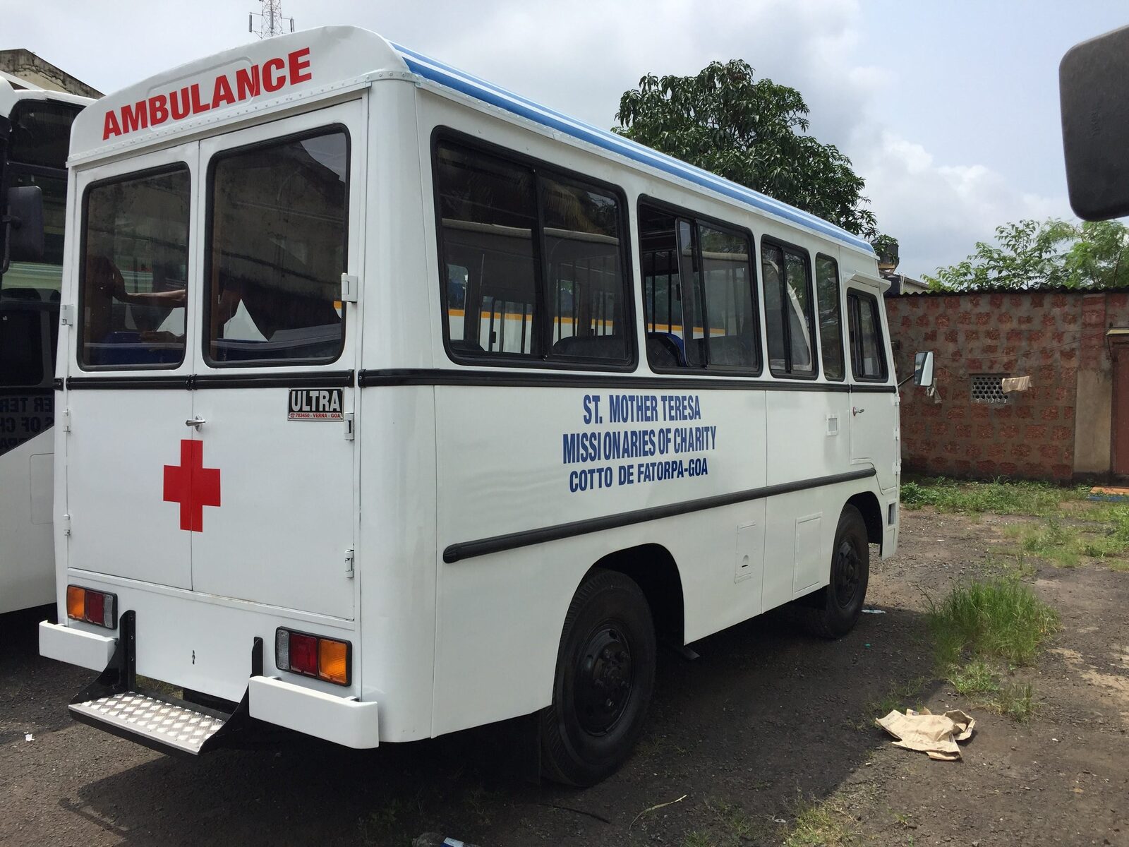 Ambulance built by Ultratech Automotive